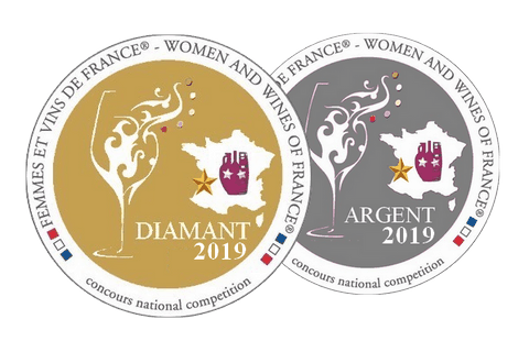 image contient les recompenses diamant et argent vins de france